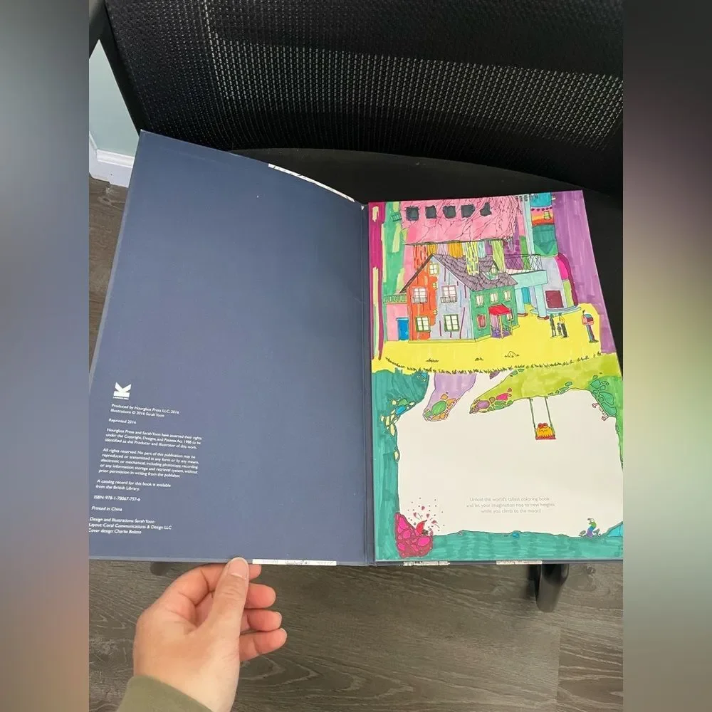 To the Moon: The Tallest Colouring Book in the World Paperback / softback - Used